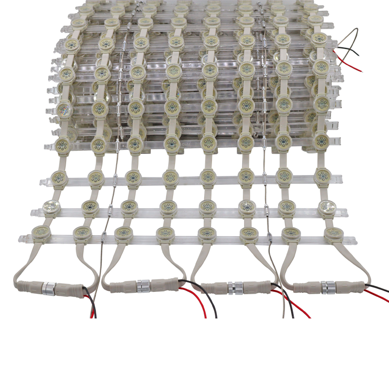 led網格屏P40案例